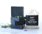 Detox + Cleanse Charcoal Body Soap; Deep Clean, Scrub + Detoxify